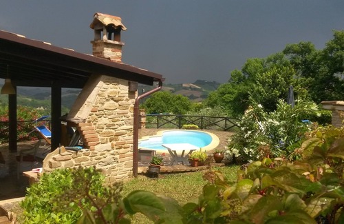 Montelparo House | Country Villa With Private Pool, Shaded Verandah And Elevated Panoramic Views