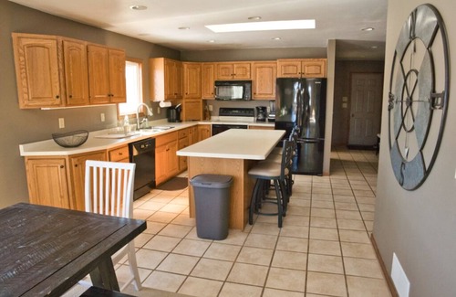 Green Lake House | Countryside oasis w/private beach, swimming pond, hot tub