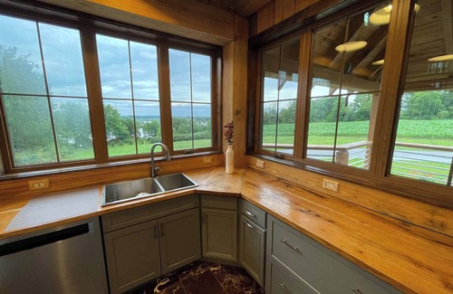 Hudsonville House | Countryside Timber Frame Barn Home by weliveinabarn.com