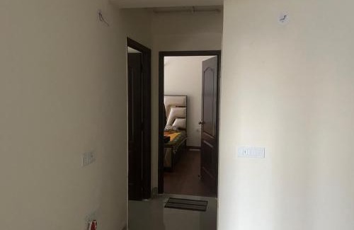 Ghaziabad House | Couple friendly room with ac, comfy bed and private window view in 2bhk