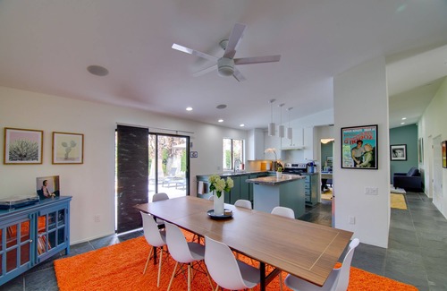 Araby House | Covered Patio, Pool & Games: Home in Palm Springs