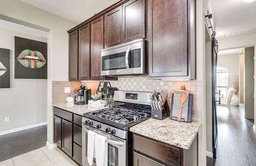 Leander House | Covered Patio + Yard: Spacious Leander Home!