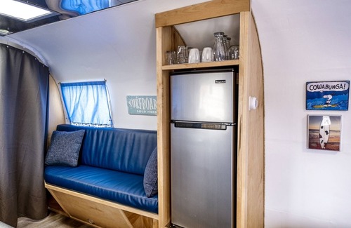 Fort Bragg Apartment | Cowabunga - A luxury Airstream trailer just minutes from our private dock in the harbor and beach