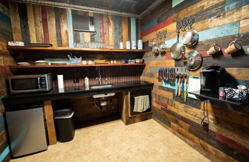Brenham House | Cowboy corral at Rockin' star ranch