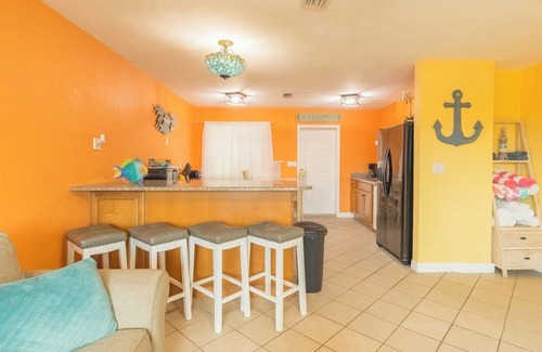 Surfside Historic District House | Cowboy Pool/Mini Golf/Walk 2 Beach & Ocean Center! Pets OK