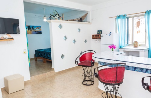 Colonia Independencia Apartment | Cozumel, Mexico. studio apartments Close to beaches, shopping, diving & dining.