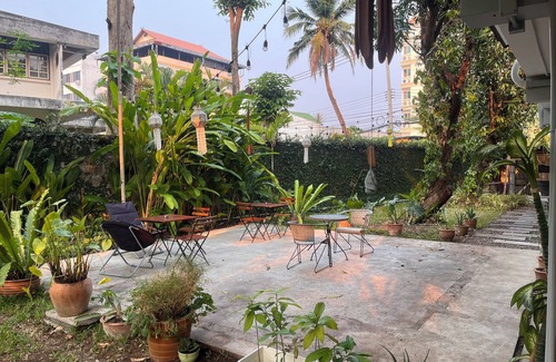 Chang Phueak House | Cozy 1-AC bedroom in beautiful Thai house. Enchanting Garden & Prime Location