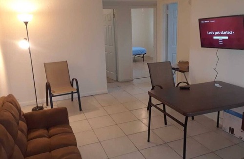 Riviera Beach Apartment | Cozy 1-bedroom, 1 shared bathroom, 2 miles from the beach, WPB Port, Trirail