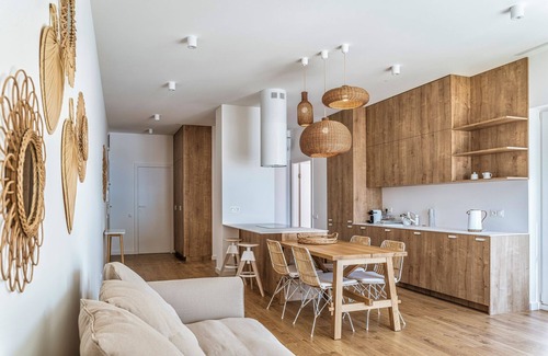 Gizycko Apartment | Cozy 1-bedroom apartment in charming Giżycko with AC, WiFi A12