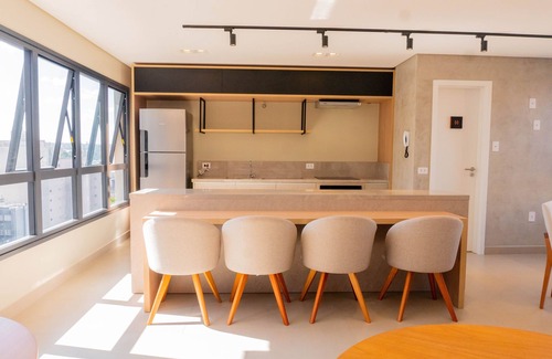 Matriz Apartment | Cozy 1-bedroom apartment in marvelous Centro Curitiba with AC, WiFi