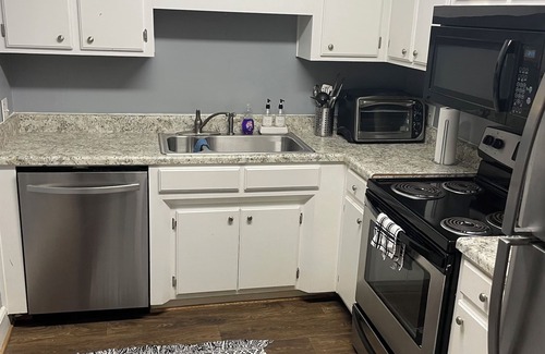 Spartanburg Condo | Cozy 1-bedroom condo in vibrant downtown Spartanburg close to baseball park!