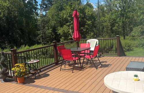 Finesville House | Cozy 1-bedroom suite with pool, and fitness room in a quiet neighborhood.