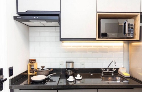 Indianopolis Apartment | Cozy 1-bedroom with WiFi, fitness room in enchanting Indianópolis São Paulo