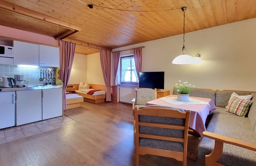 Oberau Apartment | Cozy 1-room apartment with terrace and mountain view