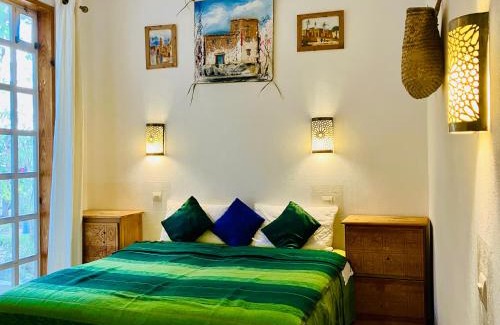 Aourir Apartment | Cozy 1BR Bungalow with Kitchen in Eco Garden Nature Escape