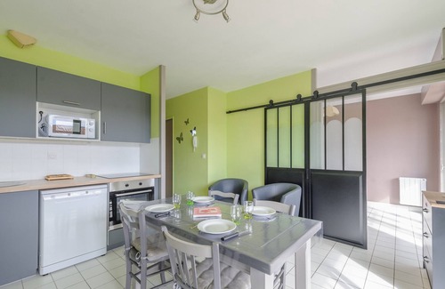 Quartier du Casino Apartment | Cozy 2-Bedroom Apartment with Sea View, Balcony, Pool, Tennis, and Private Parking Near Beach