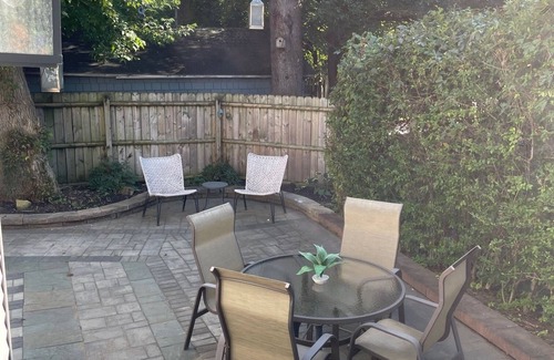 Hudson Falls Historic District Apartment | Cozy 2-Bedroom Apartment w/Private Patio in Hudson Falls