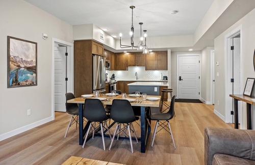 Dead Man's Flats Condo | Cozy 2 bedroom condo heated outdoor pool, hot tub, near Banff and pet friendly