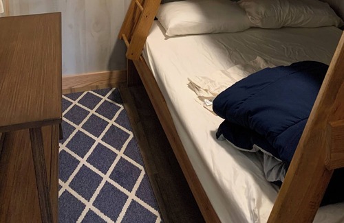Cottageville Cabin | Cozy 2-bedroom cabin with view of Millcreek in and a private dock.
