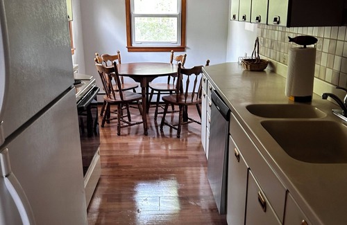 Levering Cabin | Cozy 2-bedroom cabin between Levering and Cheboygan on Lancaster Lake
