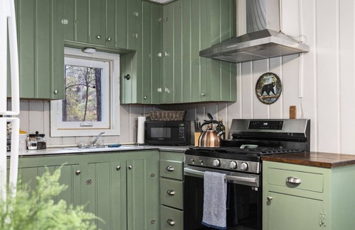 Dickson Township Cabin | Cozy 2 bedroom cabin right down the road from TippyDam, Hiking, Crystal Mountain