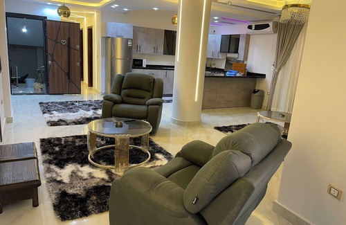 6th of October City Apartment | Cozy 2-bedroom apartment in wonderful Giza Governorate with AC, WiFi
