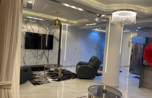 6th of October City Apartment | Cozy 2-bedroom apartment in wonderful Giza Governorate with AC, WiFi