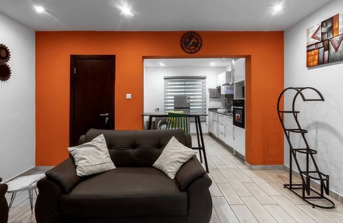 Santeo House | Cozy 2-bedroom townhome with AC and WiFi in brilliant Adenta