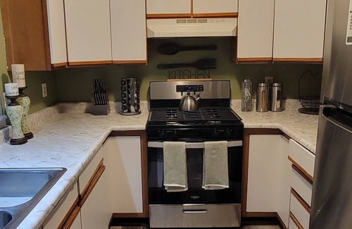 DeKalb House | Cozy 2-bedroom townhome in tranquil DeKalb with AC, WiFi