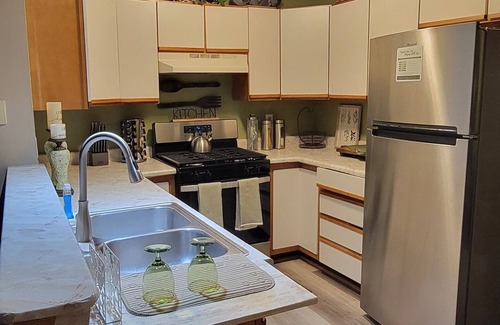 DeKalb House | Cozy 2-bedroom townhome in tranquil DeKalb with AC, WiFi