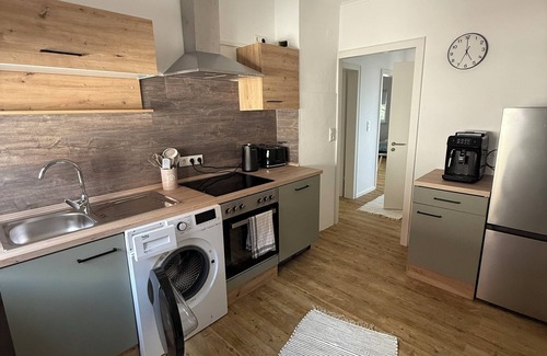 Bremen-Vegesack Apartment | Cozy 2-room apartment with large roof terrace