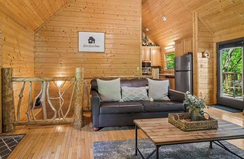 Wears Valley Cabin | Cozy 2BD Cabin w/HOT TUB! Pool Table + Near TOWN!