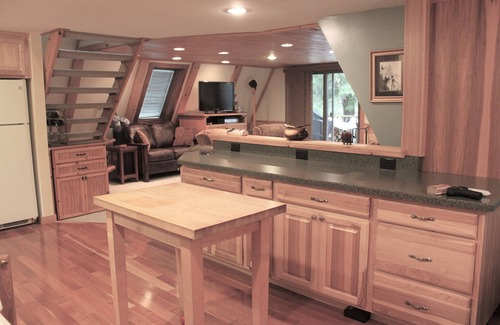 Stockbridge House | Cozy A-Frame close to skiing and on VAST Trails