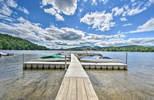 Schroon Lake House | Cozy ADK Cabin with Porch Walk to Schroon Lake!
