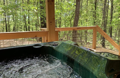 Fort Payne Cabin | Cozy and clean cabin in the woods with private hot tub!