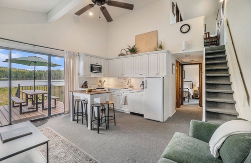 Gaylord House | Cozy and Recently Updated Lakefront Home in Serene Gaylord