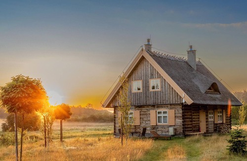 Cekcyn House | Cozy and rustic wooden house in an idyllic location.