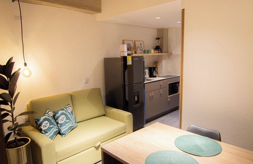 Suramericana Hotel | Cozy apartment with city view
