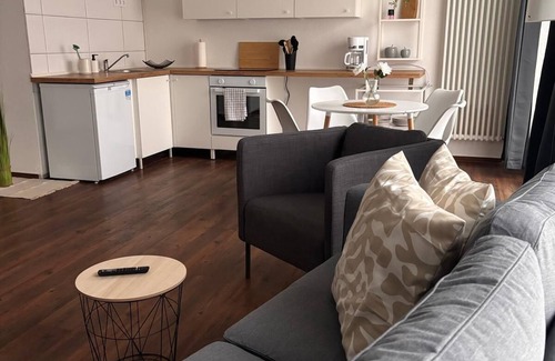 Spremberg Apartment | Cozy apartment with kitchen and good transport connections