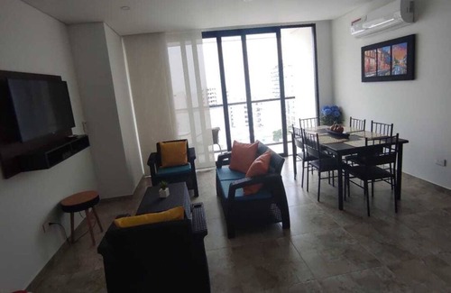 El Rodadero Apartment | Cozy Apartment with Ocean View from balcony