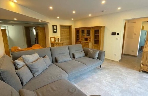 Wernberg-Koeblitz Apartment | Cozy basement apartment with spacious living room and green outdoor area
