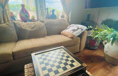 North Bergen Apartment | Cozy bedroom with WiFi, AC in peaceful North Bergen