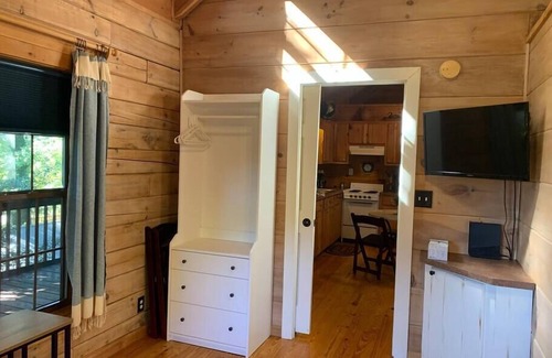 Lake Lure Cabin | Cozy Blue Skies Cabin - walk to Chimney Rock & Lake Lure