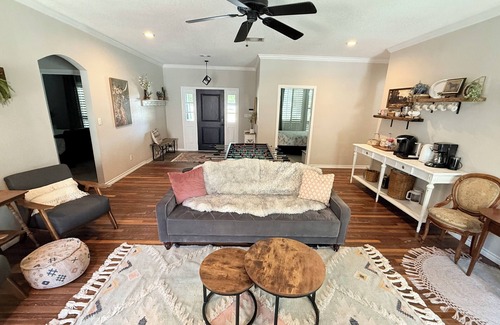 Lancaster House | Cozy Bungalow Near Downtown - Pool, Fire Pit, Custom Loft, Family Friendly