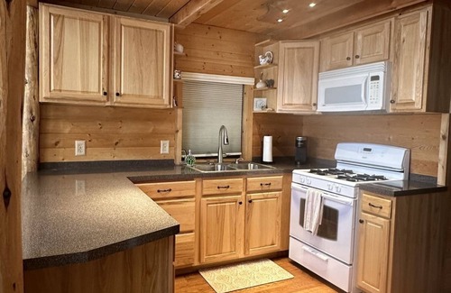 Meadow View Heights Cabin | Cozy Cabin nestled in the woods. Plenty of SNOW MOBILE and ATV PARKING!