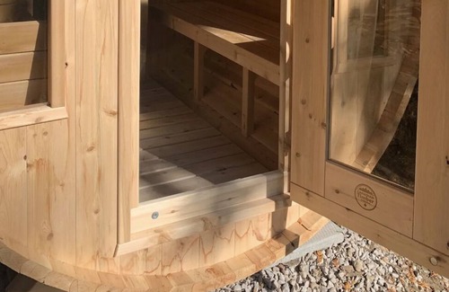 West Grey Cabin | Cozy cabin on a river with an outdoor wood burning sauna and firepit