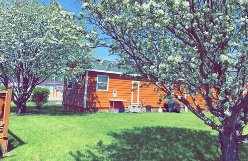 Napoleon Cabin | Cozy cabin. Sleeps 5-7. Includes a kitchenette, Wi-Fi and an outdoor area!