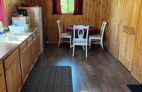 Northern Ontario Cabin | cozy cabin surrouned by mature trees on wabigoon lake