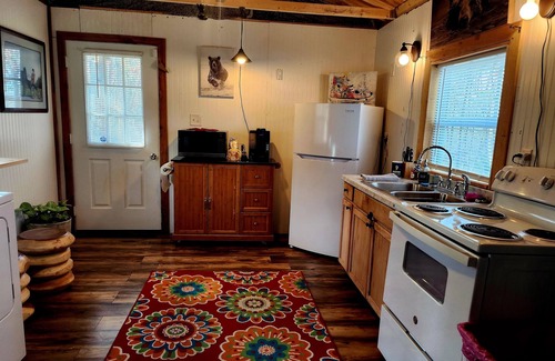 Mammoth Cave Cabin | Cozy Cabin w/Hot Tub On Private Covered Deck Overlooking Hundreds of Tall Pines