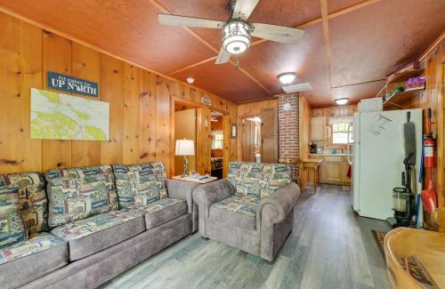 Carp Lake House | Cozy Carp Lake Cottage with Dock, Kayaks and Fire Pit
